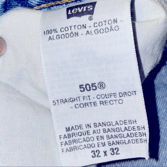 Men’s Levi’s 505 Straight Fit - Picture 5 of 6